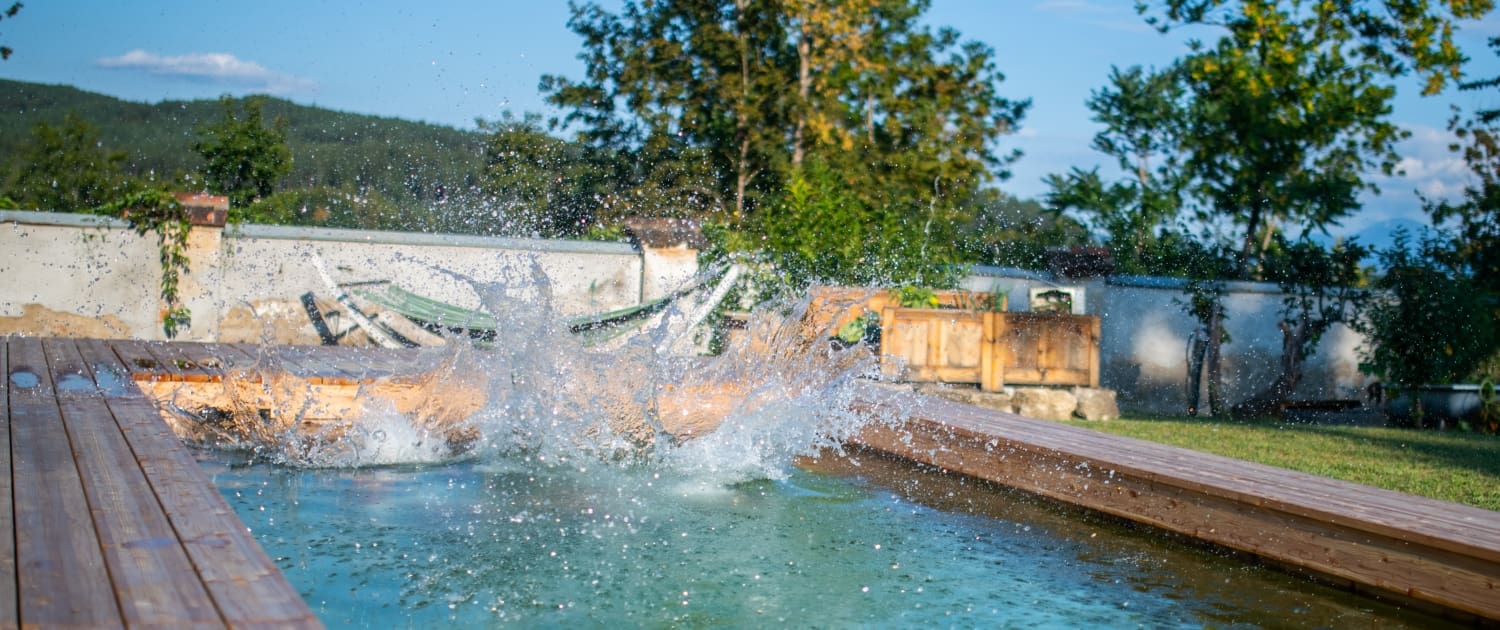 Gewerbekunden können Holc Naturpools beauftragen